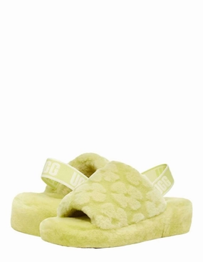 Women's Fluff Yeah Poppy Slides In Pollen Cozy Womens Slippers discount