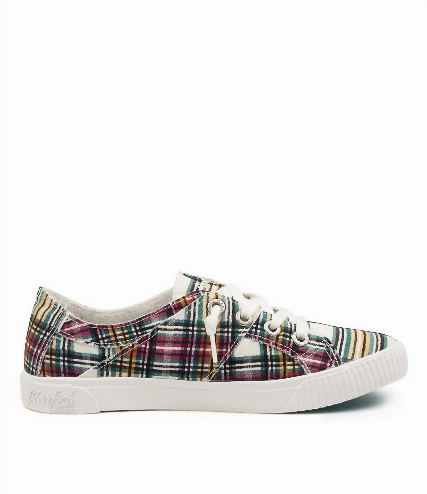 Women's Fruit Sneakers In Cream Ivy League Plaid