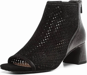 Women's Gabbe Fashion Boot In Black Calf Suede Comfortable Womens Boots low price