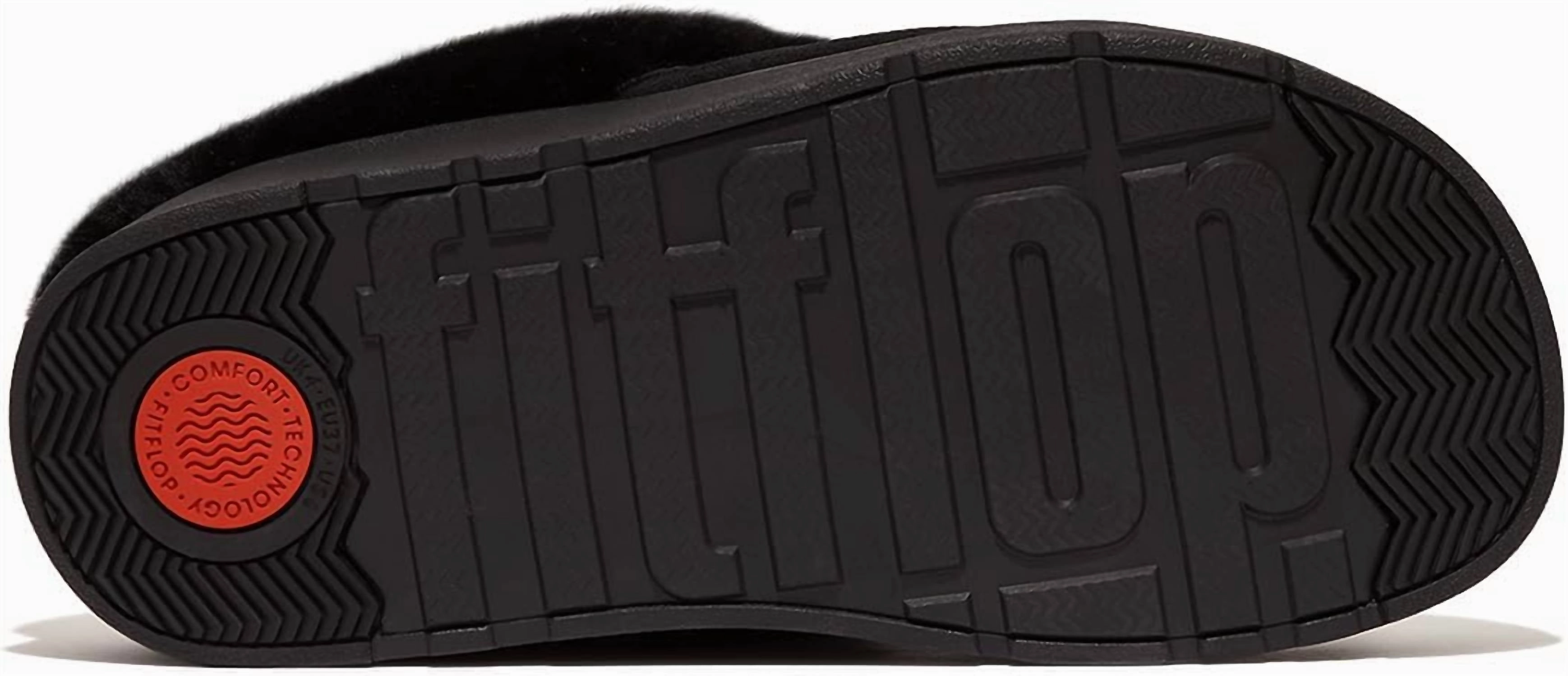 Women's Gen-Ff Shearling Collar Slippers In All Black