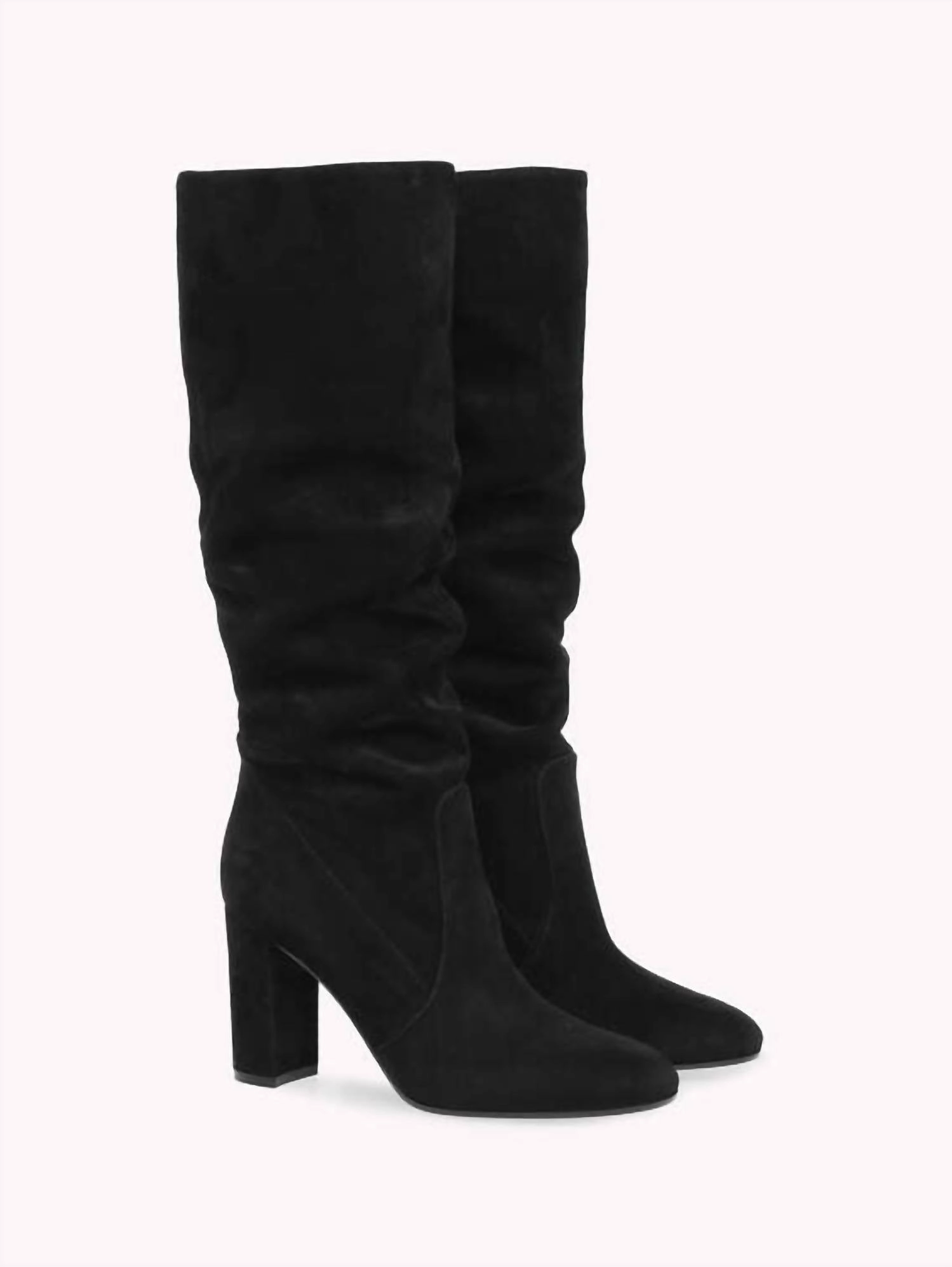 Women's Glen Suede 85 Knee-High Boots In Black High-quality Womens Boots discount