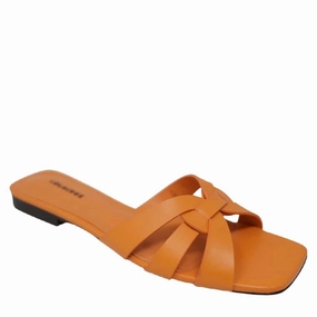 Women's Grosella Flat Slide In Mandarine Womens Slippers at low price