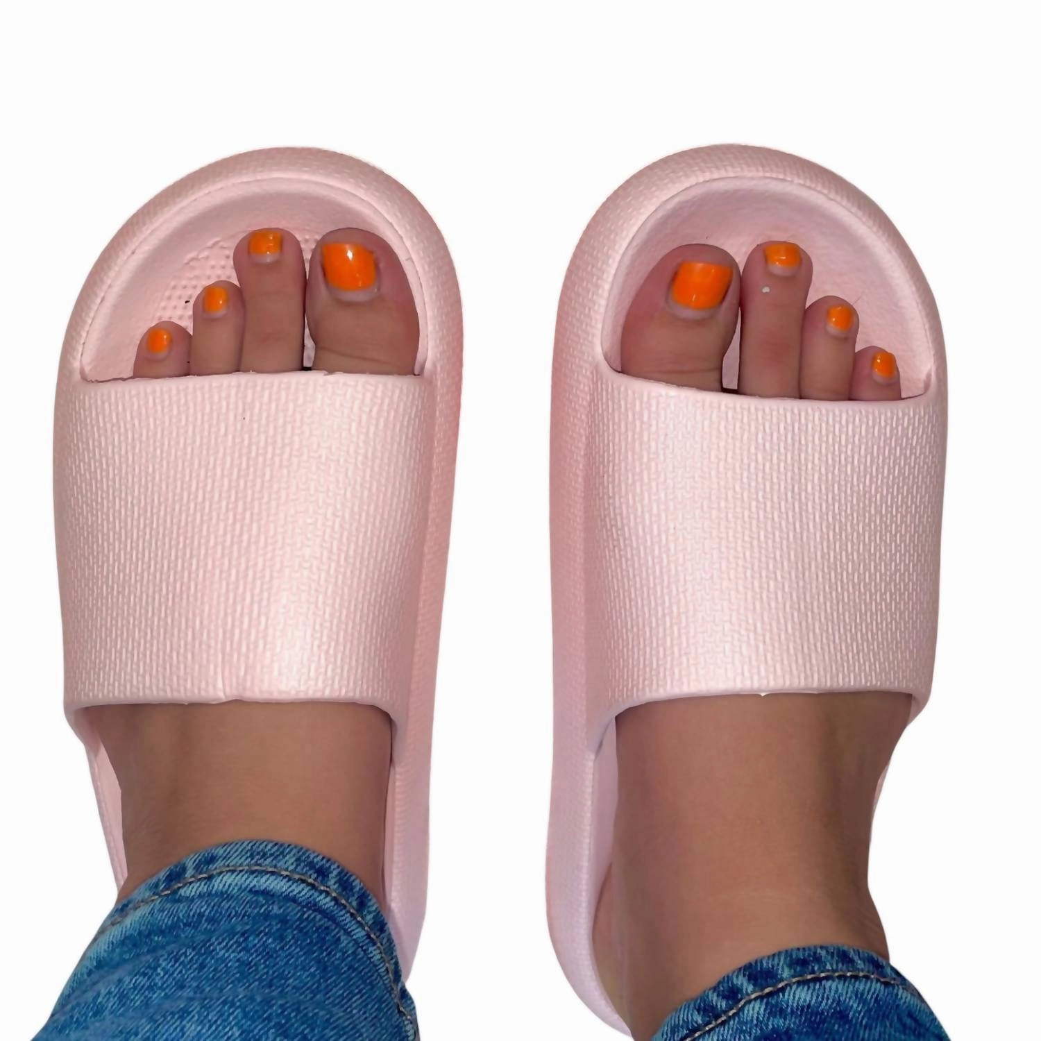 Women's Hey Girl Slides In Pink Cozy Womens Slippers discount