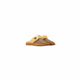 Women's Jackie Exotic Emboss In Brown Womens Slippers at low price