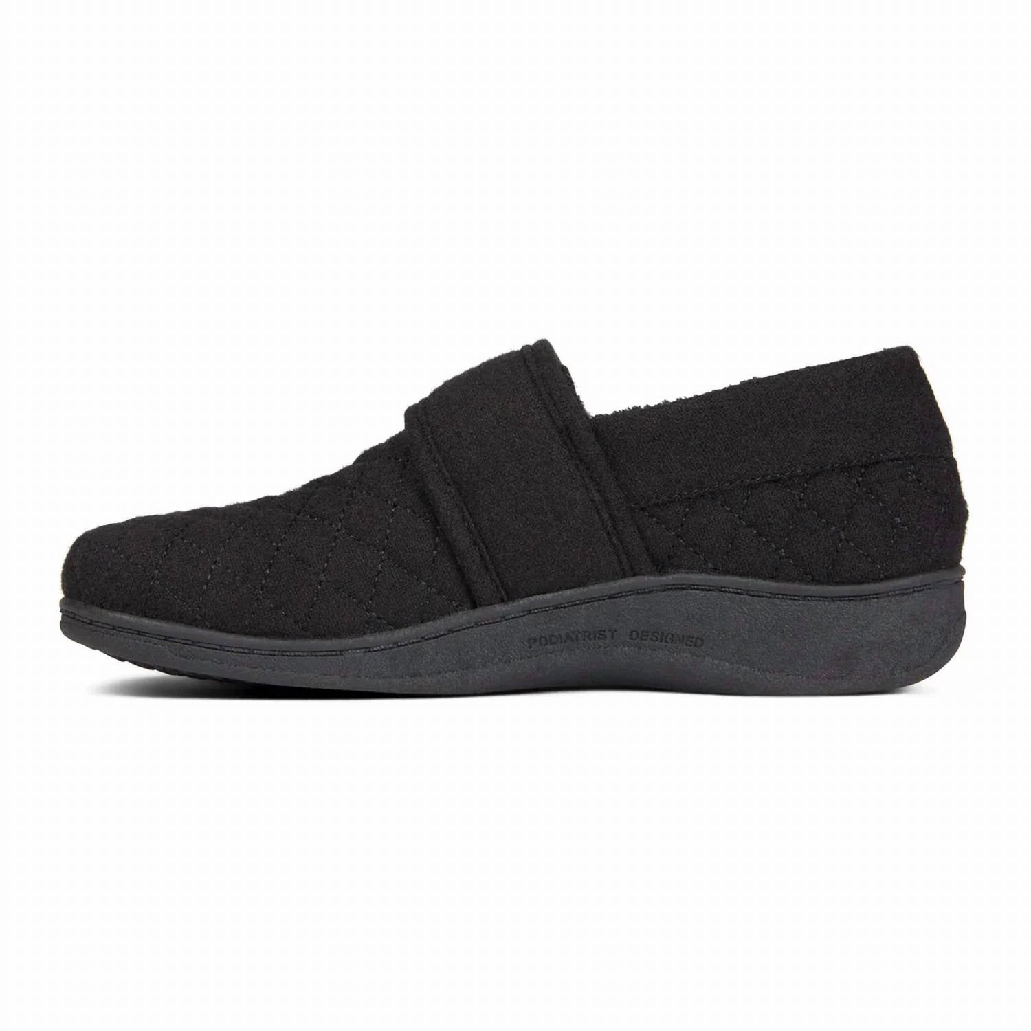 Women's Jackie Flannel Slipper In Black