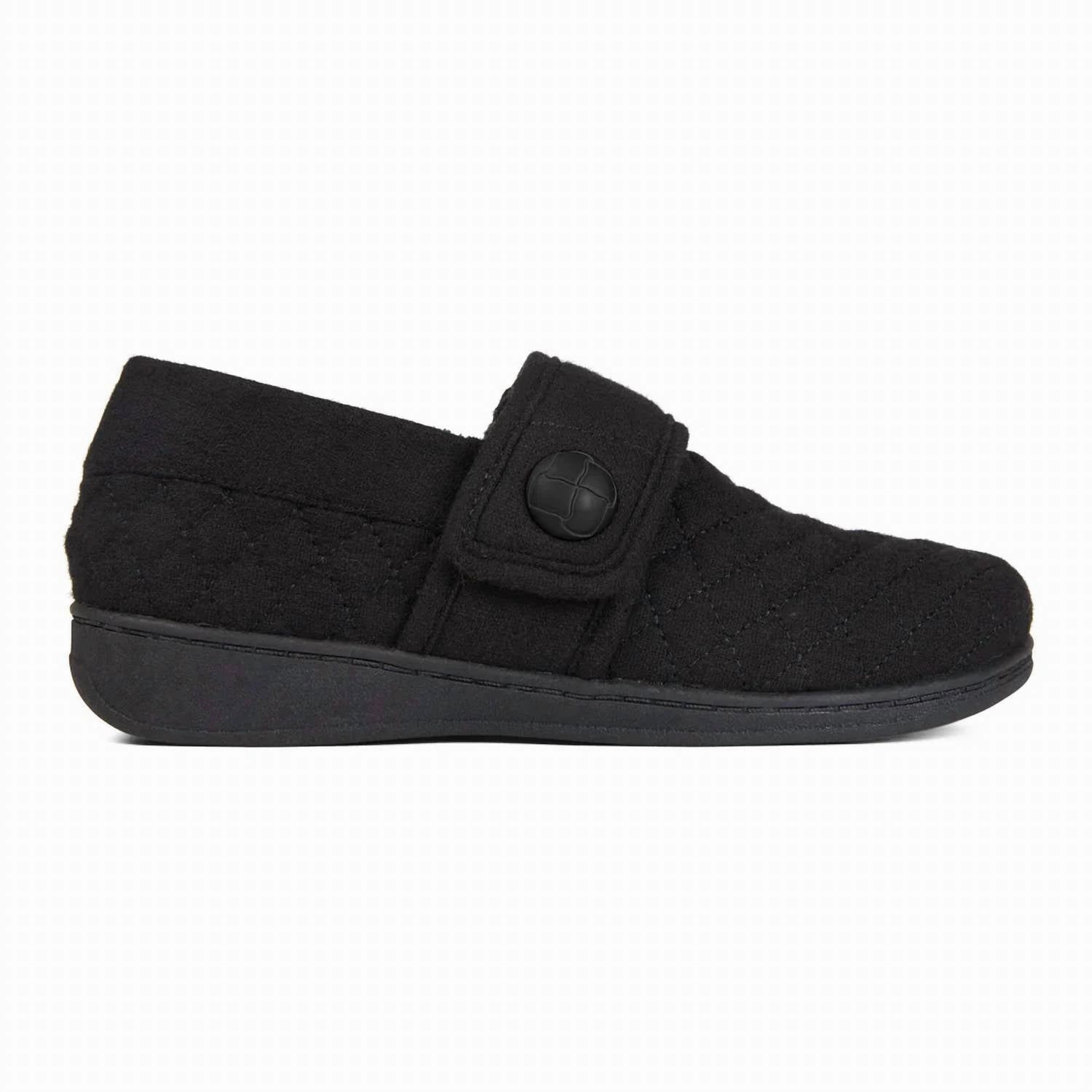 Women's Jackie Flannel Slipper In Black