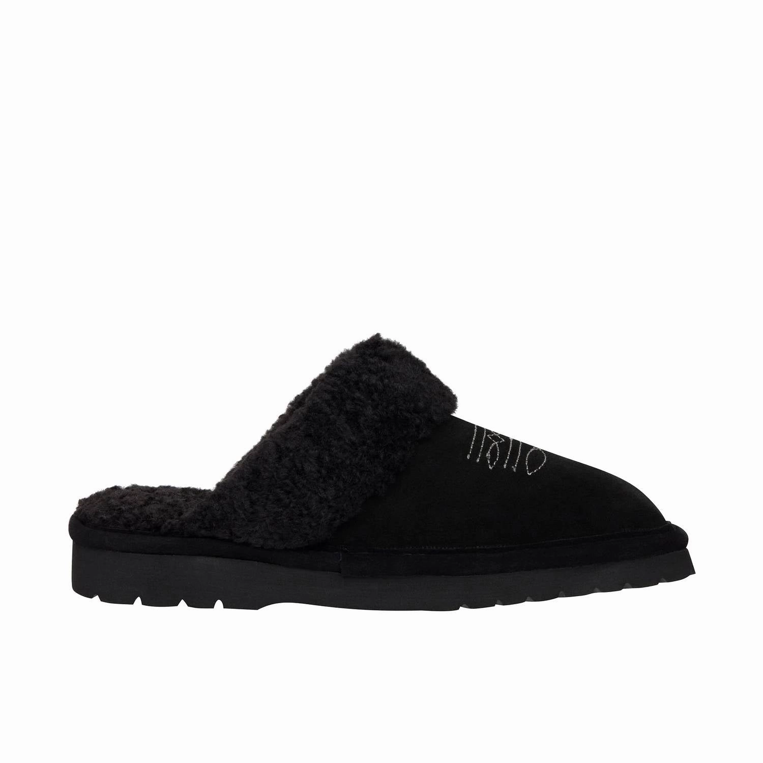 Women's Jackie Square Toe Slipper In Black