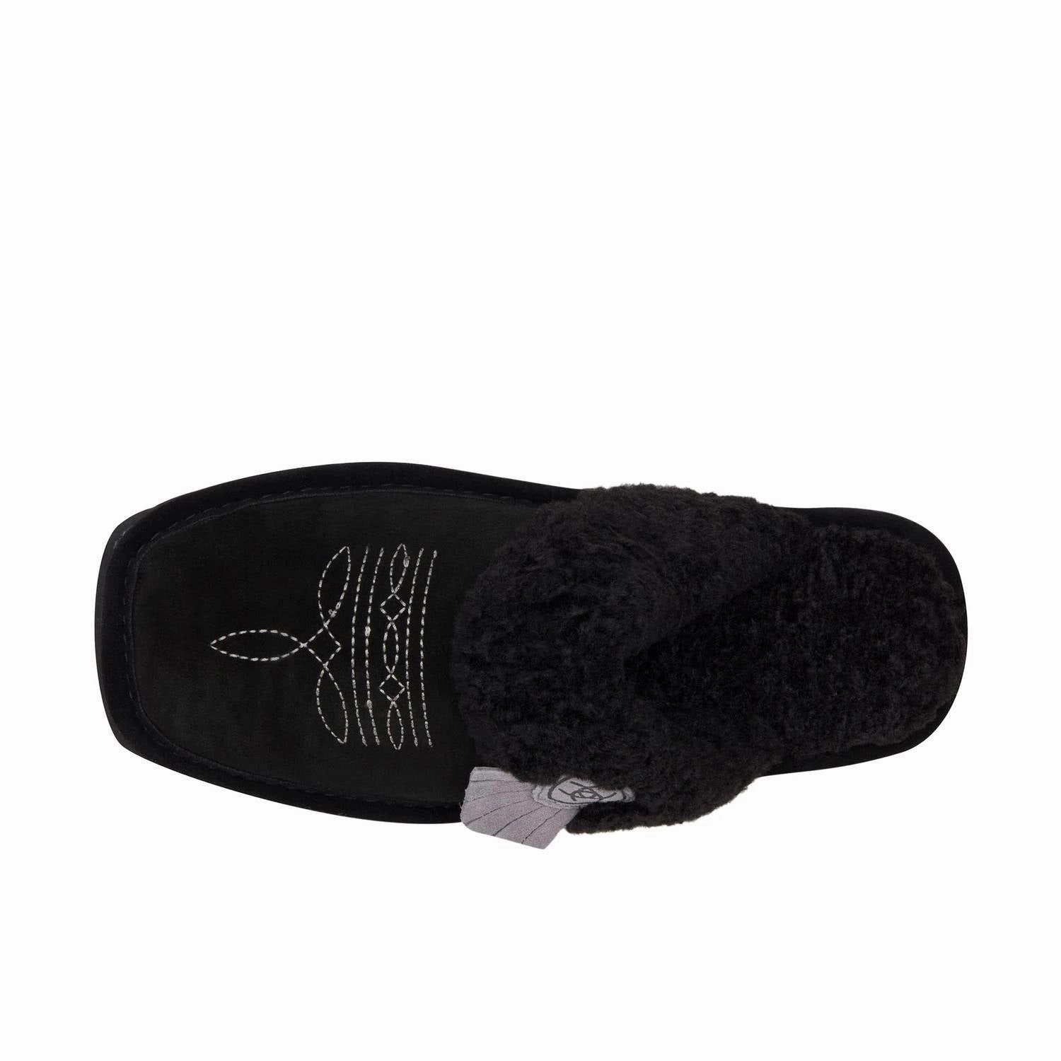 Women's Jackie Square Toe Slipper In Black