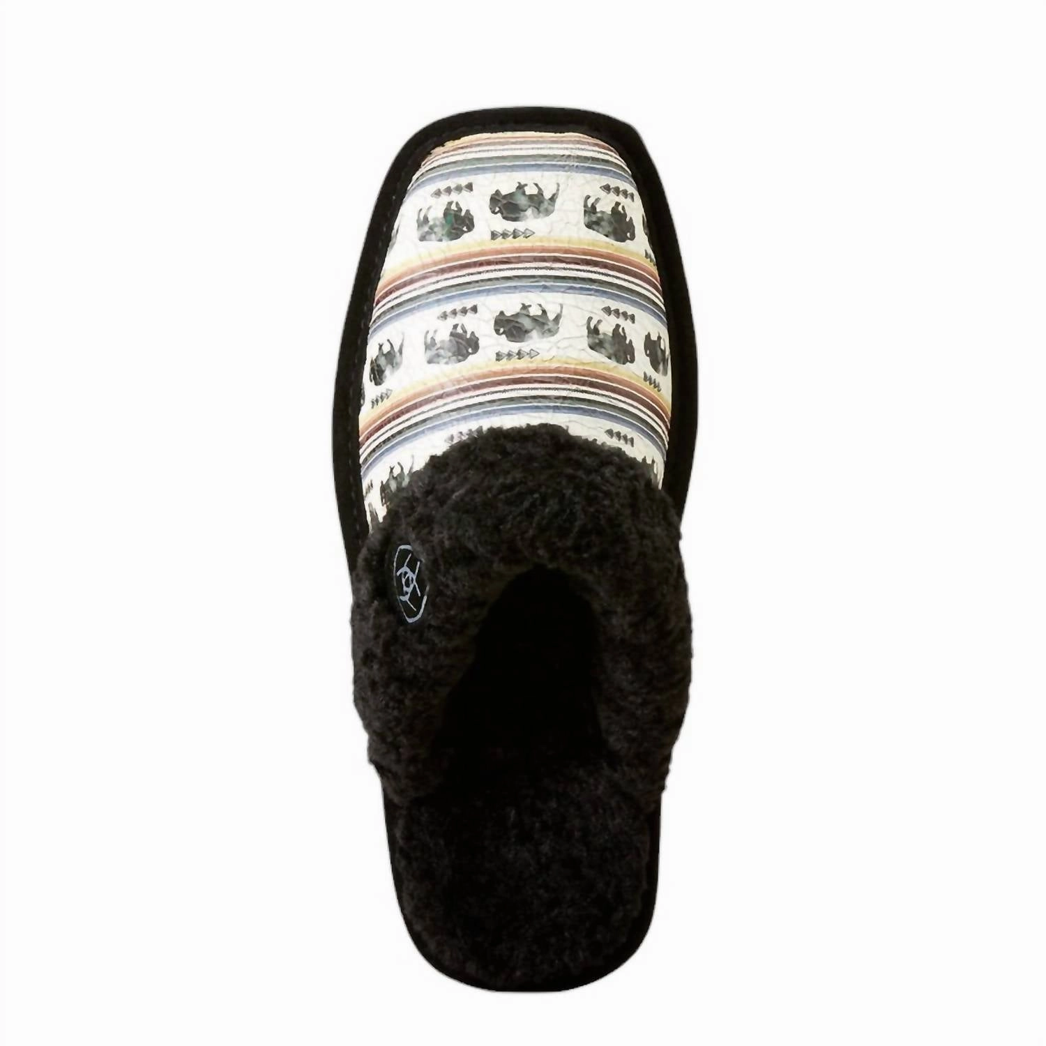 Women's Jackie Square Toe Slippers In Buffalo Print