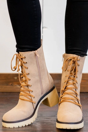 Women's Jamie Boot In Latte Comfortable Womens Boots low price