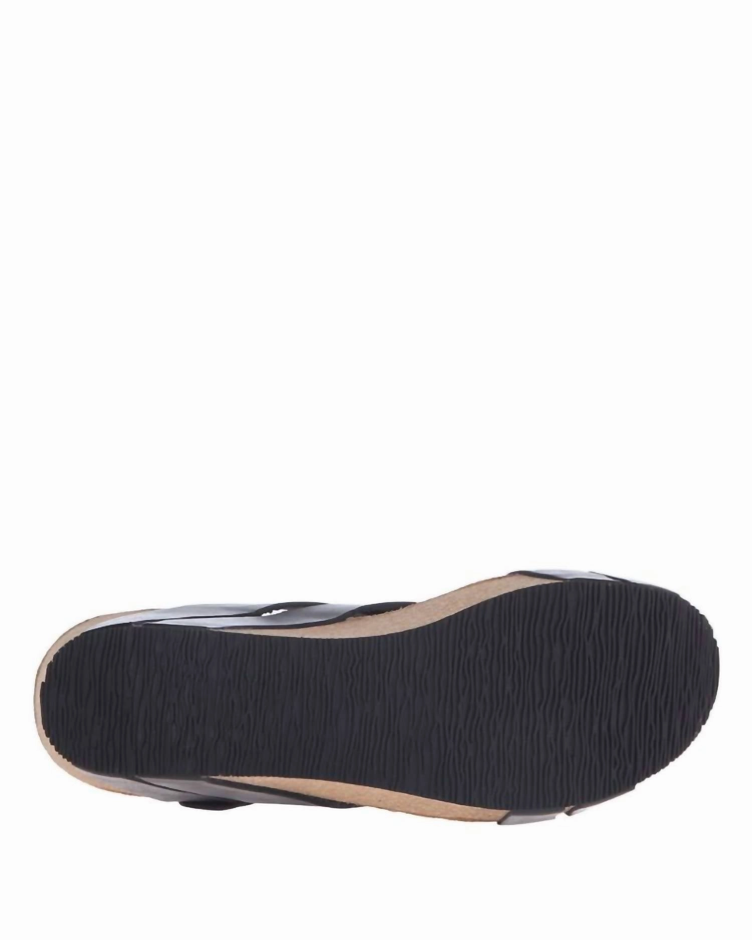 Women's Joan Wedge Sandal In Black