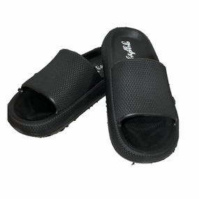 Women's Julius Slide In Black Womens Slippers at low price