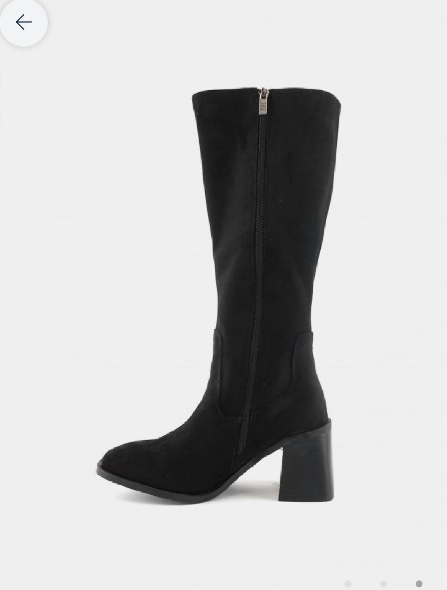 Women's Knee High Boots In Black Womens Boots sale online