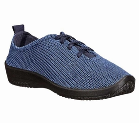 Women's Lace-Up Shoe In Denim Outlet price Womens Sandals