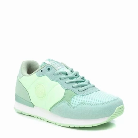 Women's Lace-Up Sneakers In Turquoise/aqua Fashion Womens Sneakers outlet
