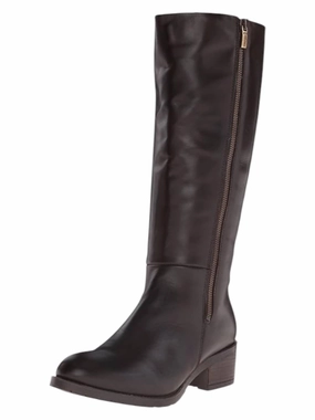 Women's Lauren Waterproof Tall Leather Boots In Brown Womens Boots sale online