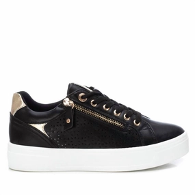 Women's Leather Sneakers In Black Fashion Womens Sneakers outlet