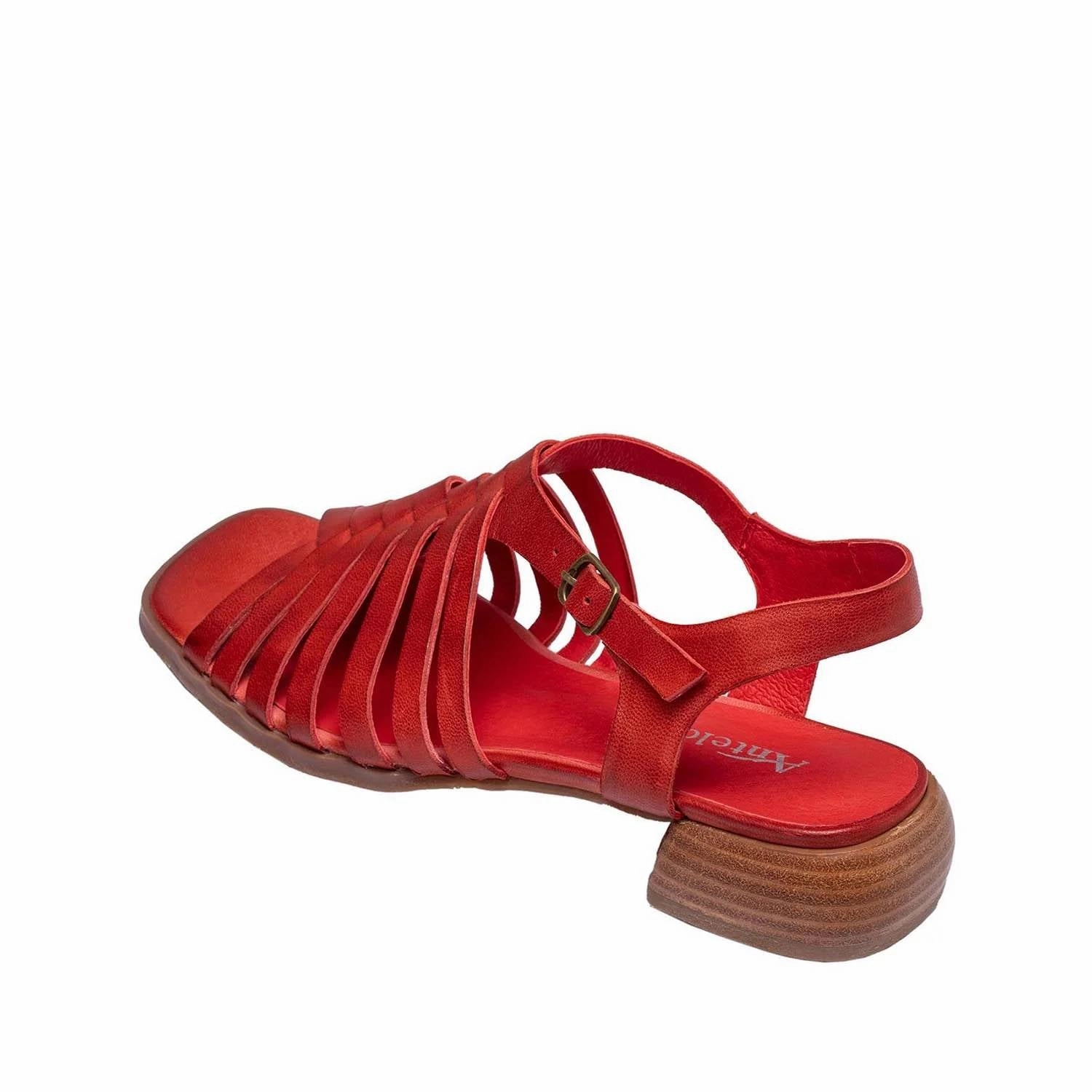 Women's Leni Sandal In Red Leather