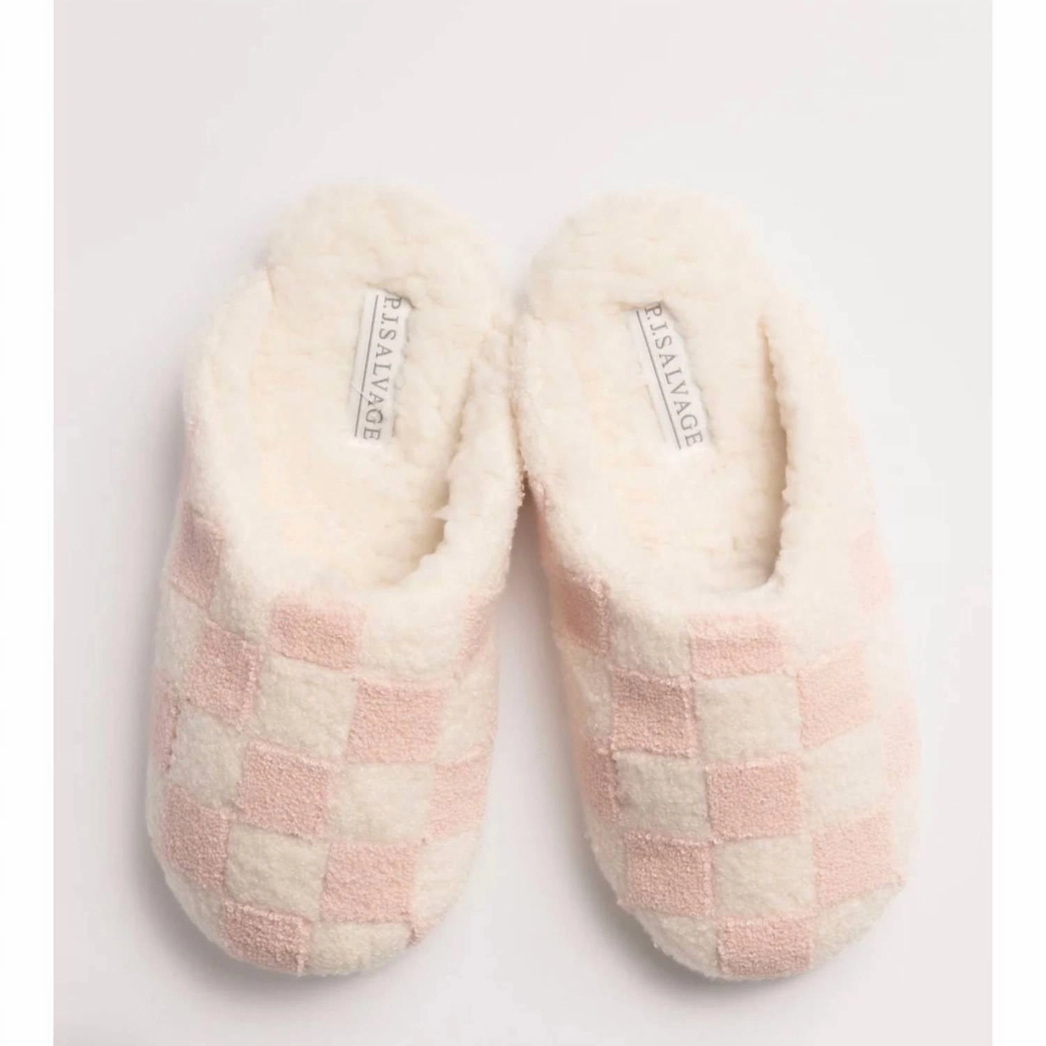 Women's LetS Get Cozy Slippers In Pink Clay