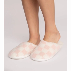 Women's LetS Get Cozy Slippers In Pink Clay Womens Slippers at low price