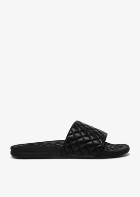 Women's Lusso Slide In Black Womens Slippers at low price