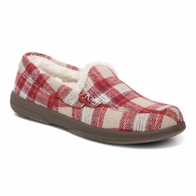 Women's Lynez Plaid Slipper In Fuji Apple Womens Slippers at low price
