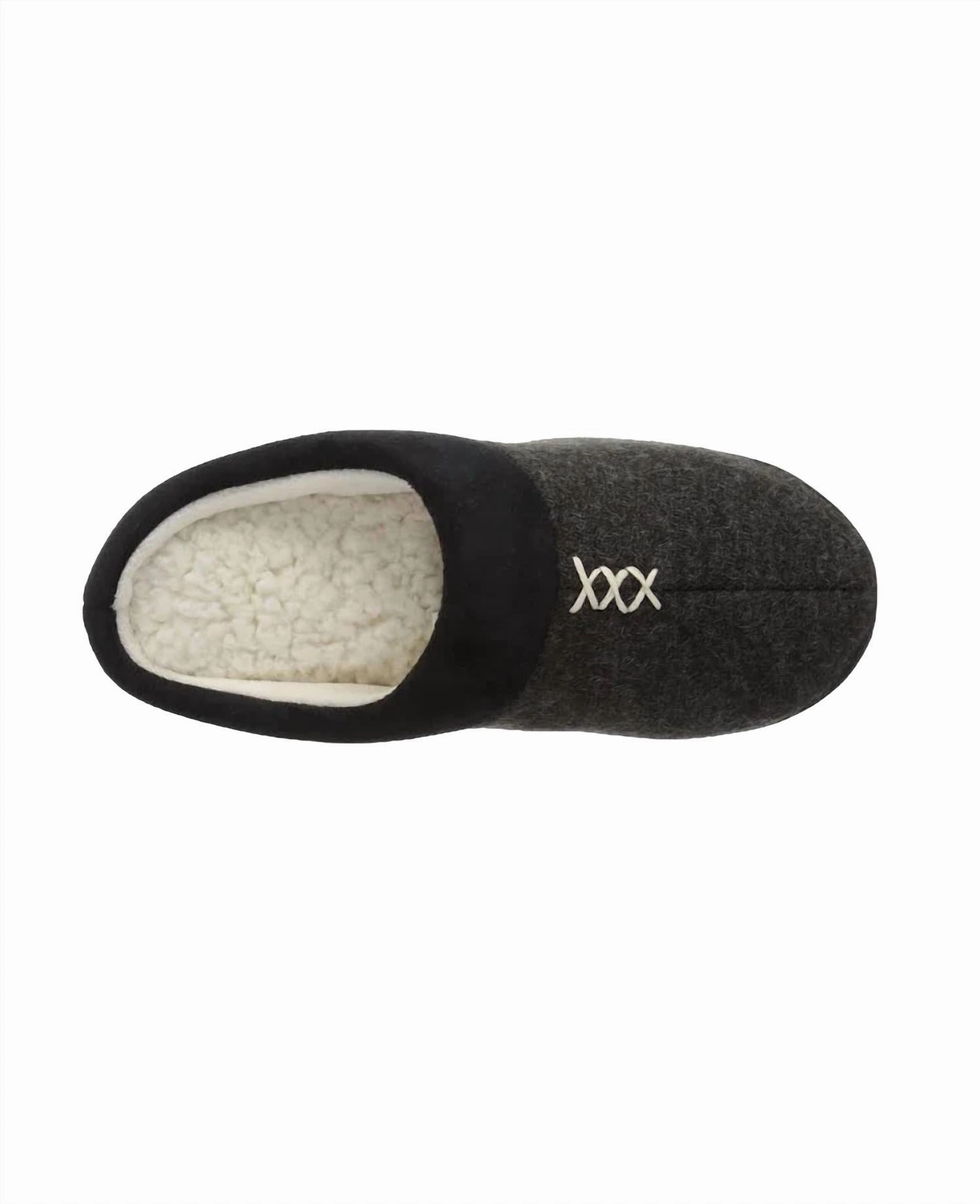 Women's Marisol Microsuede Hoodback Slipper In Black