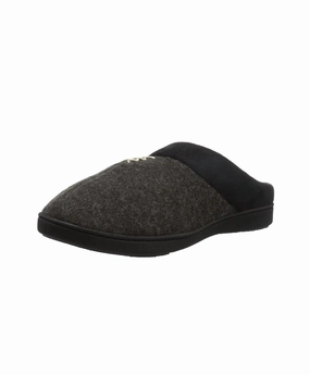 Women's Marisol Microsuede Hoodback Slipper In Black Womens Slippers at low price