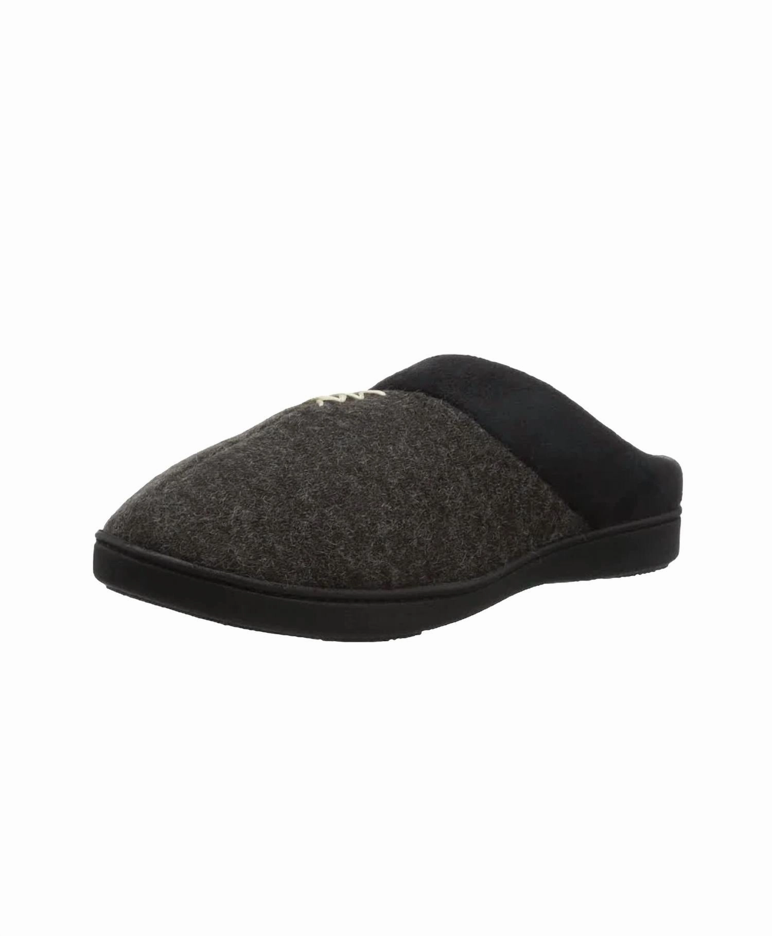 Women's Marisol Microsuede Hoodback Slipper In Black Womens Slippers at low price