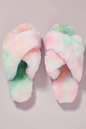 Women's Mayberry Tie Dye Slipper In Fairy Floss Cozy Womens Slippers discount