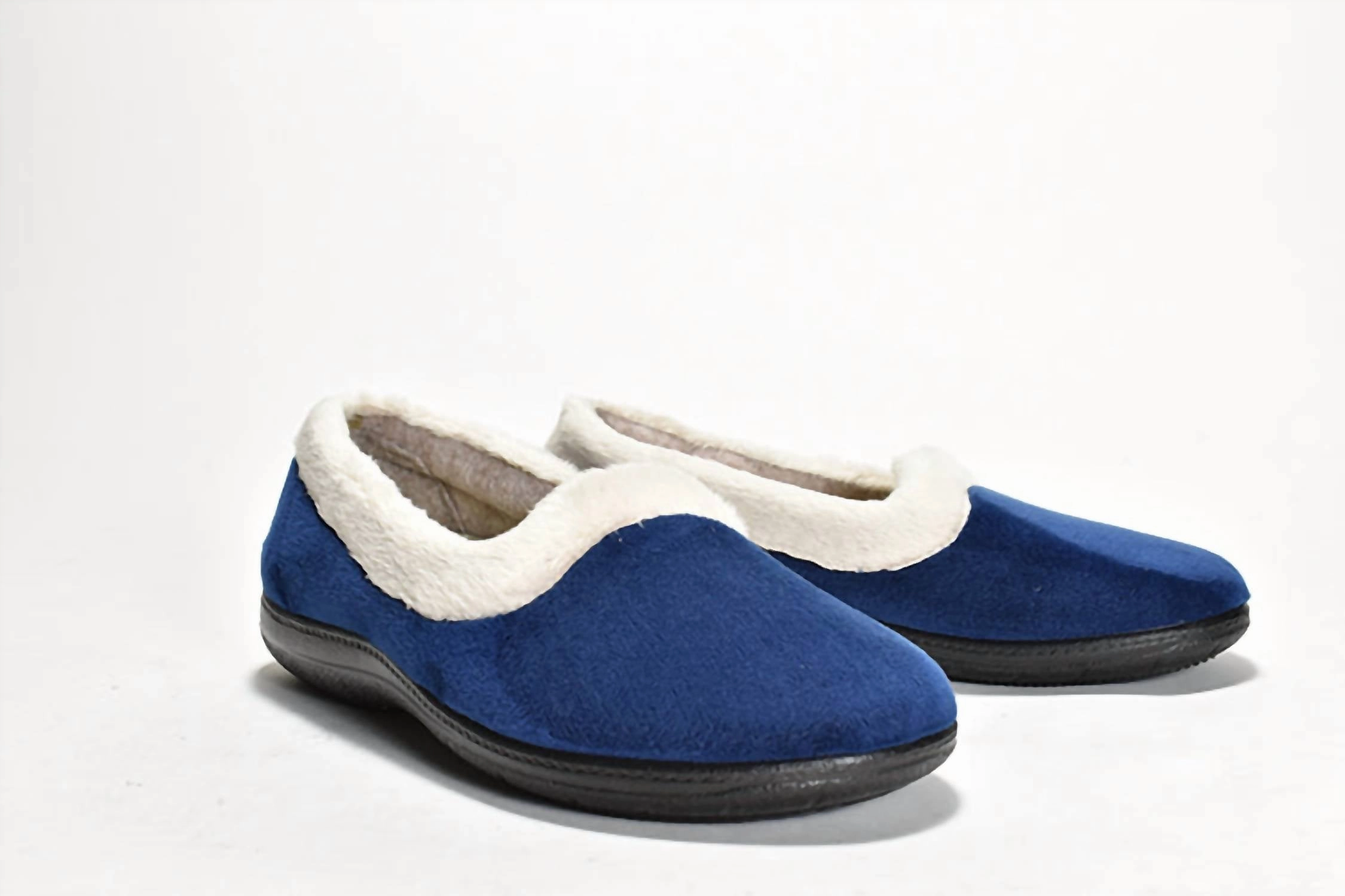 Women's Meena Faux Fur Slipper In Blue Plush Cozy Womens Slippers discount