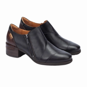 Women's Mlaga Low Heel Shoes In Black Womens Boots clearance deals