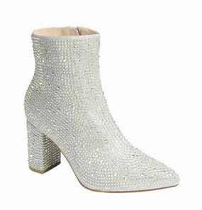 Women's Party Time Booties In Silver Womens Boots sale online