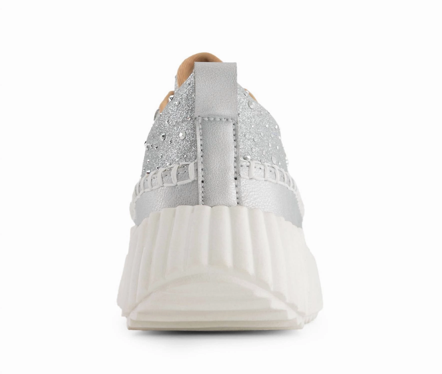 Women's Platform Casual Sneakers In Silver
