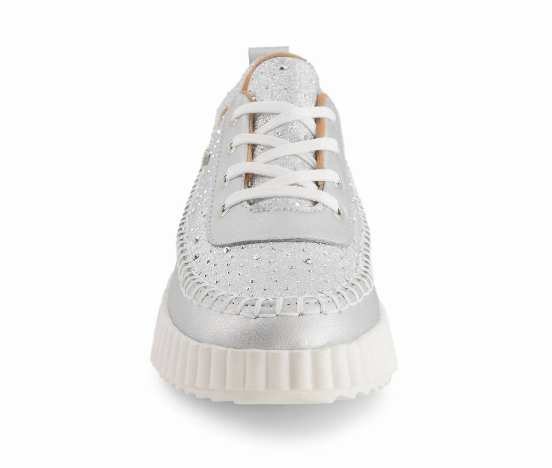 Women's Platform Casual Sneakers In Silver