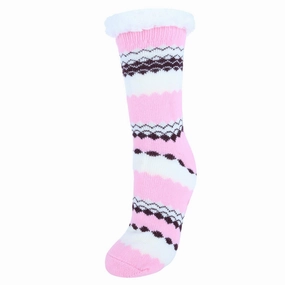 Women's Plush Sherpa Winter Fleece Lining Slipper Socks Cozy Womens Slippers discount