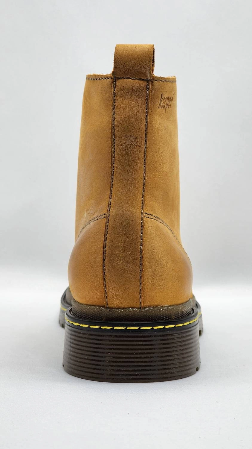 Women's Premium Nubuck Leather Boots In Yellow