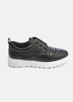 Women's Qual Platform Sneaker In Black Trendy Womens Sneakers for sale