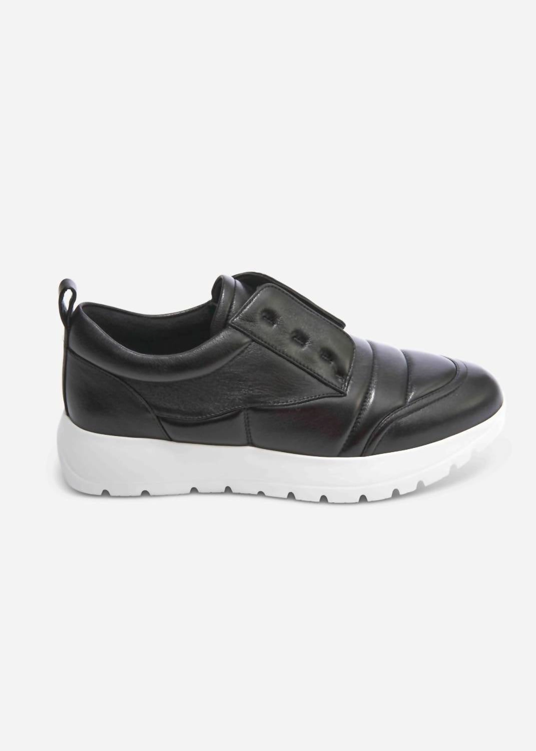 Women's Qual Platform Sneaker In Black Trendy Womens Sneakers for sale
