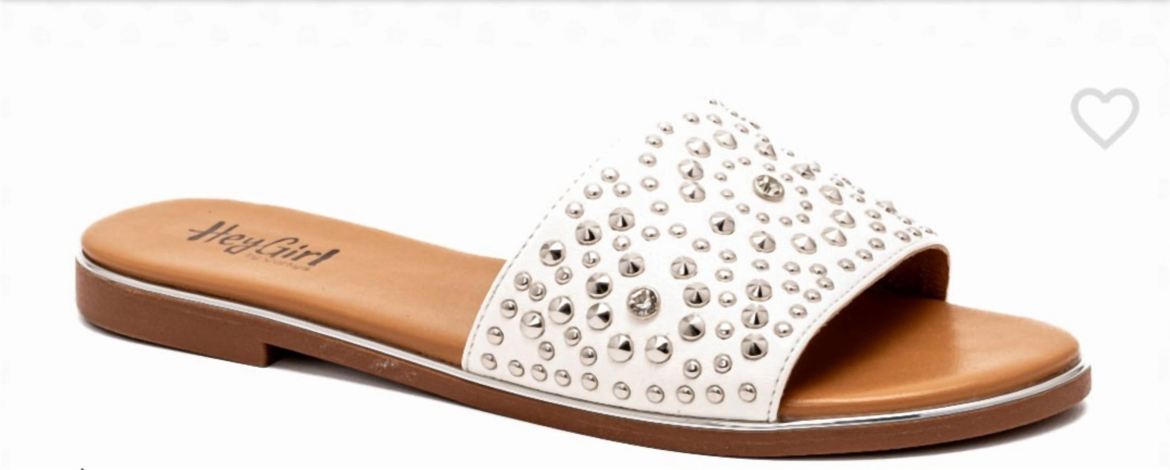 Women's "bail Money" Sandal In White