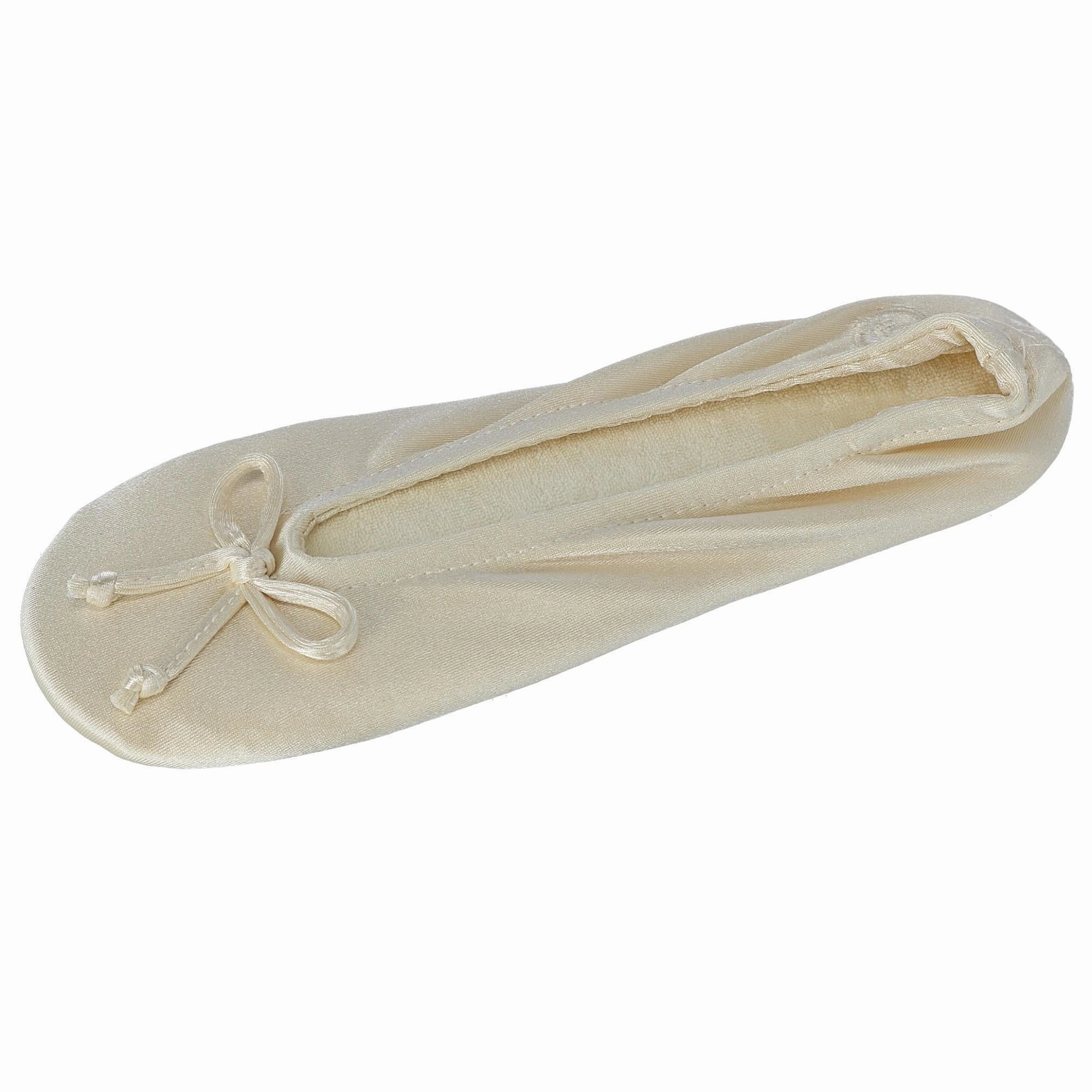 Women's Satin Classic Ballerina Slippers Cozy Womens Slippers discount