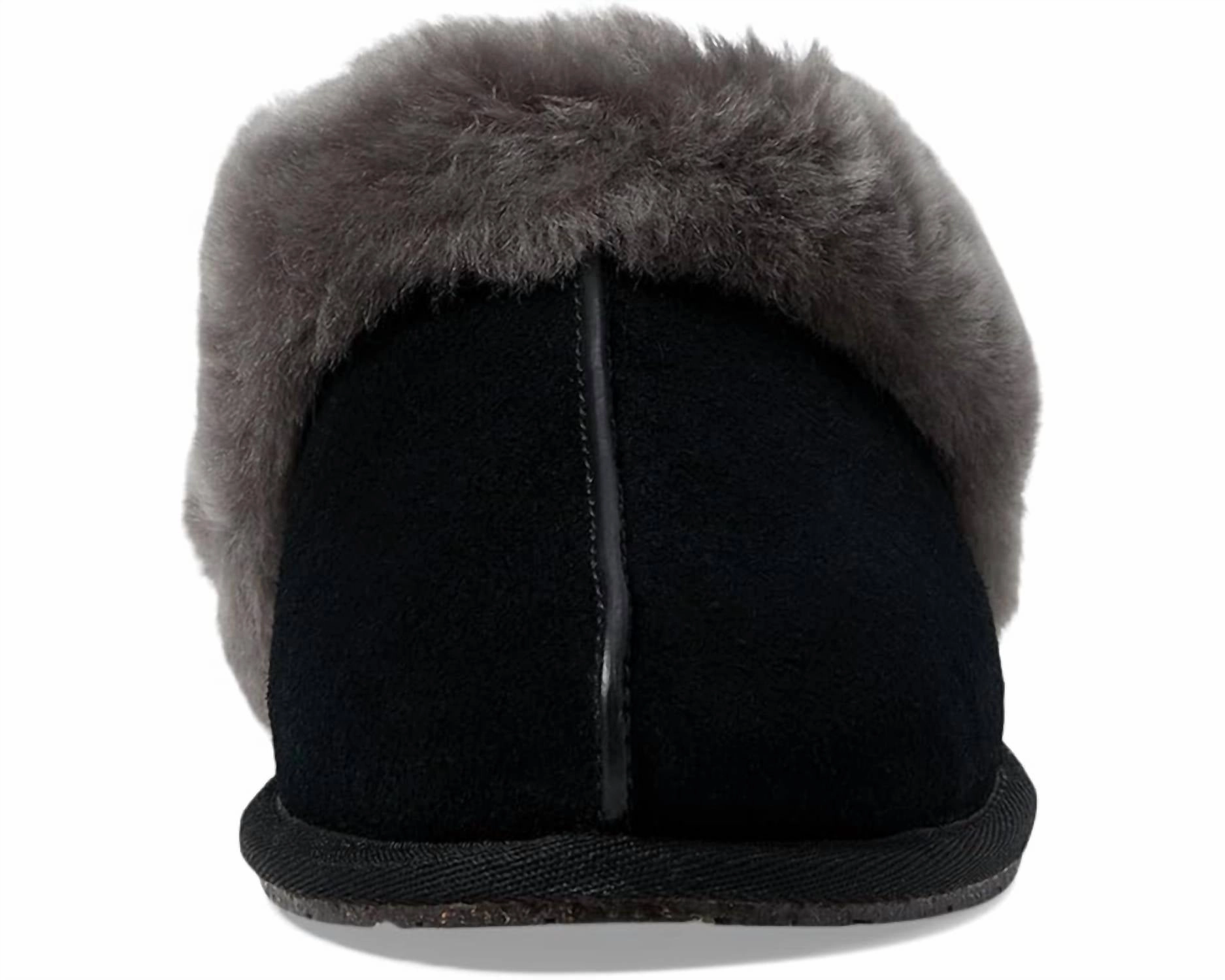 Women's Scuffette In Black/grey