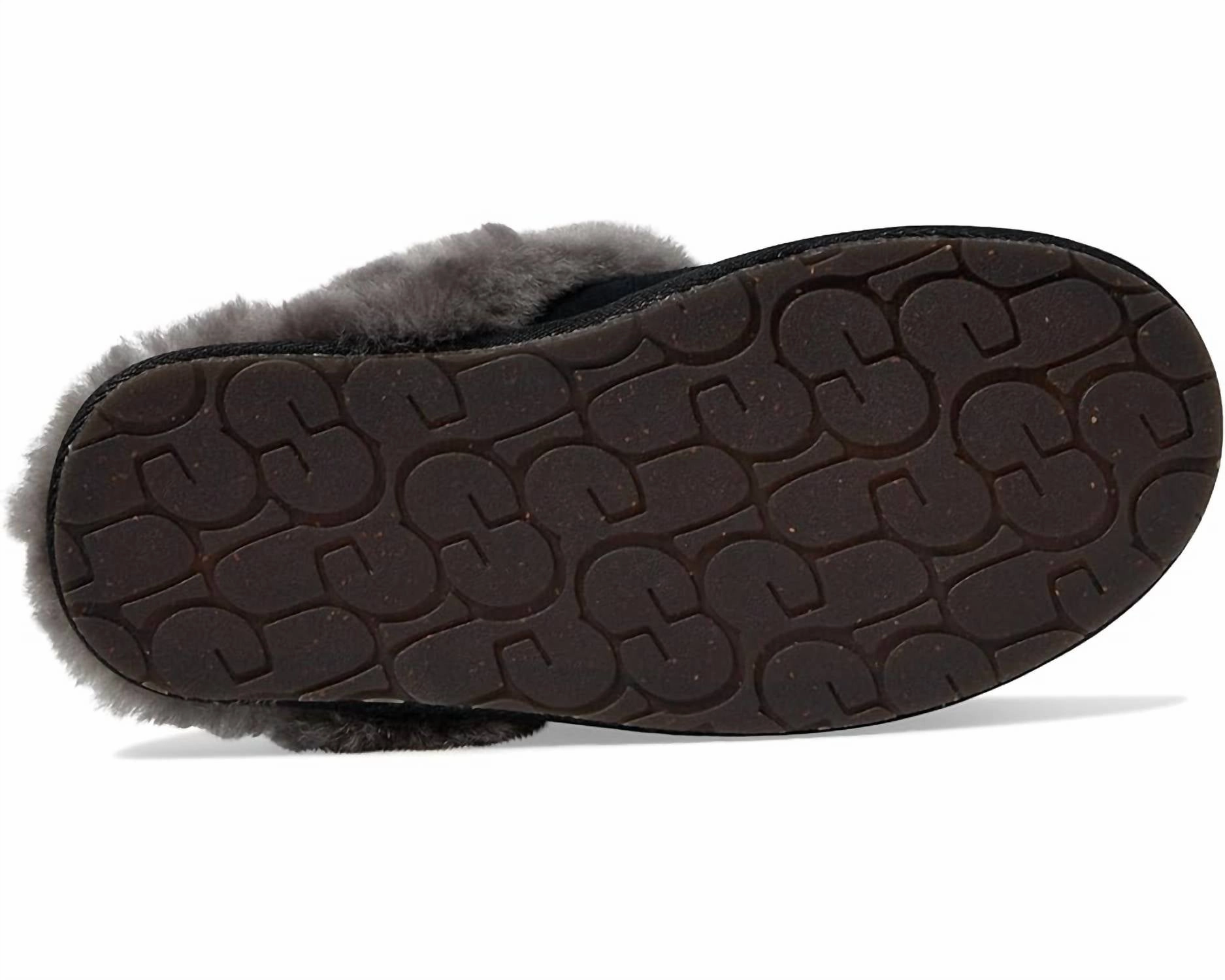 Women's Scuffette In Black/grey