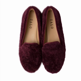 Women's Shearling Slipper In Merlot Cozy Womens Slippers discount
