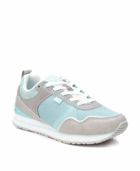 Women's Sneakers In Aqua With Grey Accent Fashion Womens Sneakers outlet