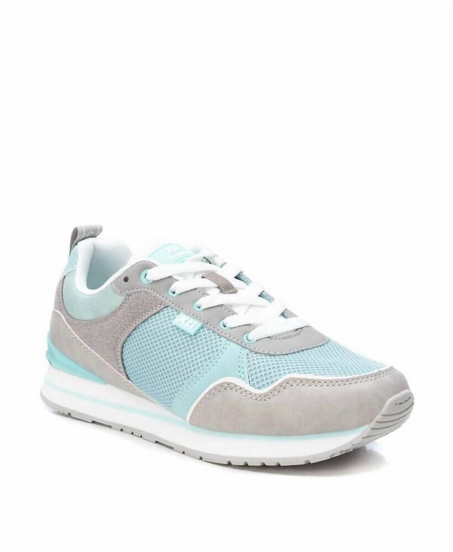 Women's Sneakers In Aqua With Grey Accent Fashion Womens Sneakers outlet