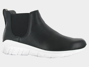 Women's Solar Sneaker In Soft Black Leather Womens Sneakers at discount price