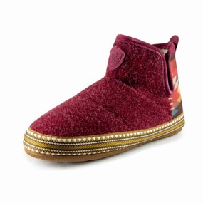 Women's Southwest Bootie Slippers In Wine/multi Womens Slippers at low price