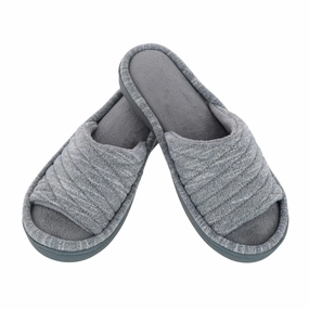 Women's Space Dye Open Toe Andrea Slide Slipper Cozy Womens Slippers discount
