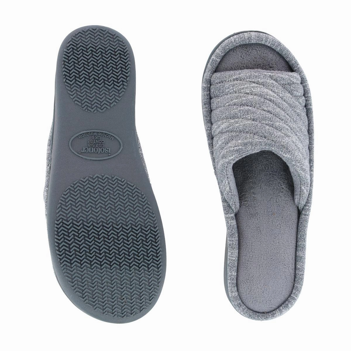 Women's Space Dye Open Toe Andrea Slide Slipper